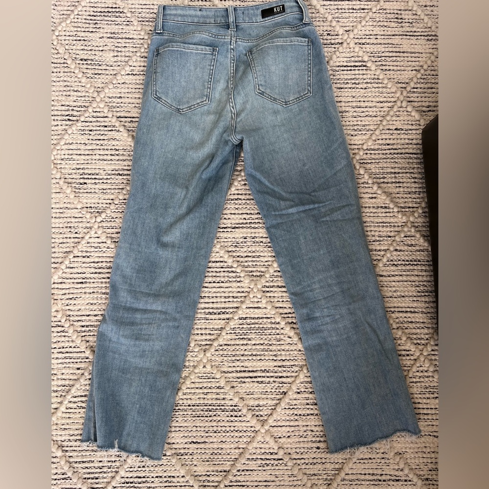 Hi Rise Fab Ab Ankle Flare Jeans